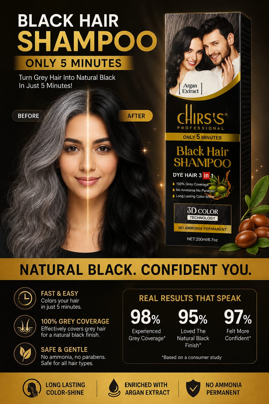 Hair Colour Shampoo