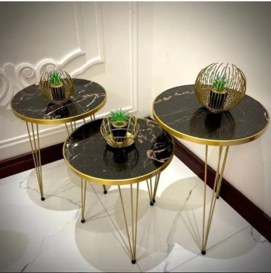Black Coffee Table Set