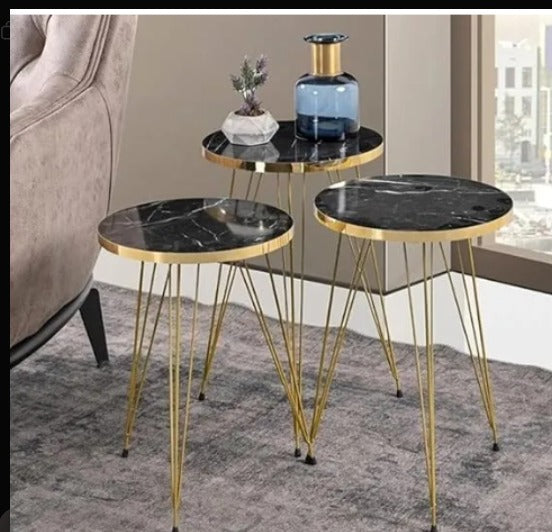 Black Coffee Table Set