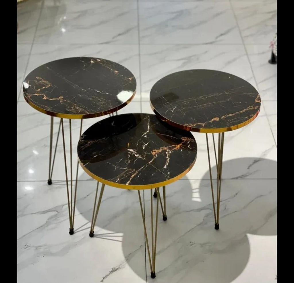 Black Coffee Table Set
