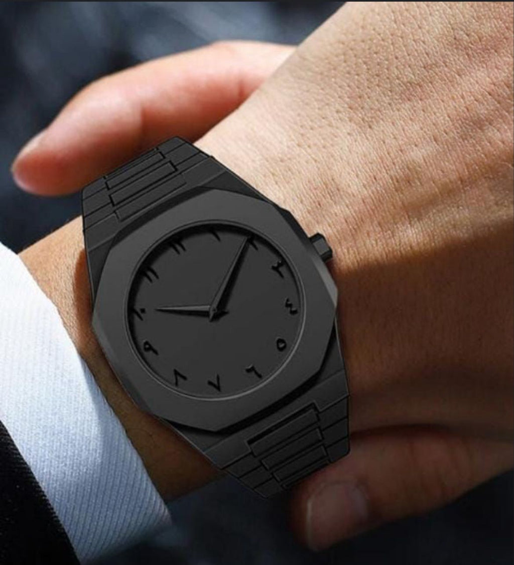 Black Arabic Watch