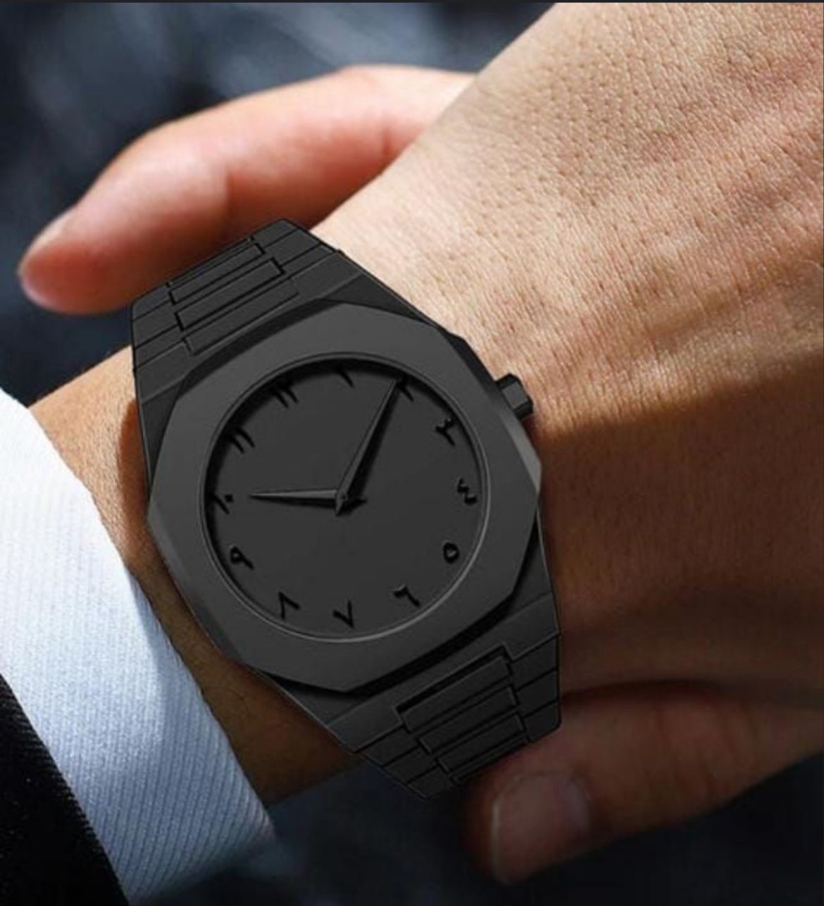 Black Arabic Watch