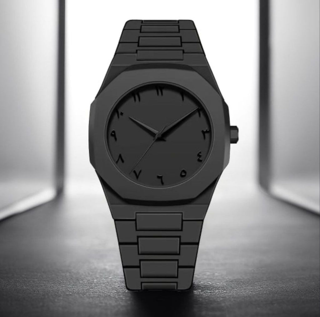 Black Arabic Watch