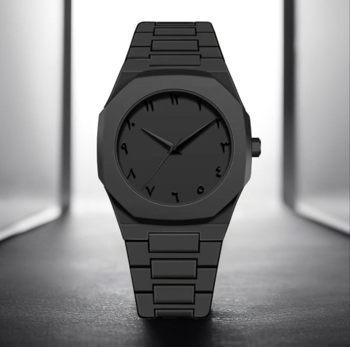 Black Arabic Watch
