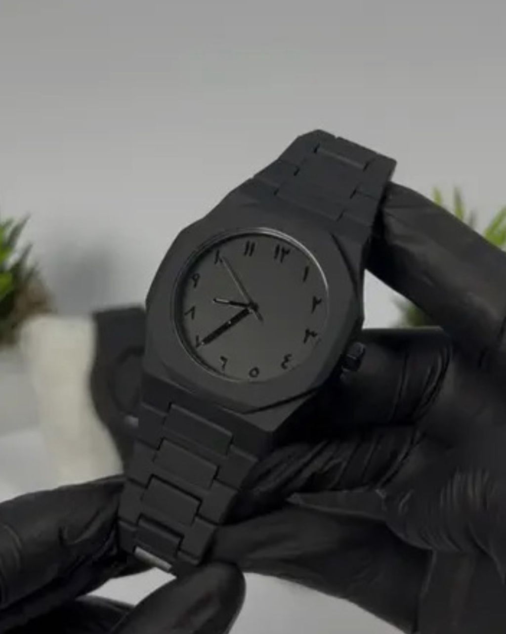 Black Arabic Watch