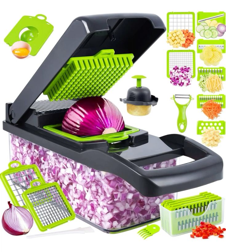 12 In 1 Manual Vegetable Chopper Kitchen
