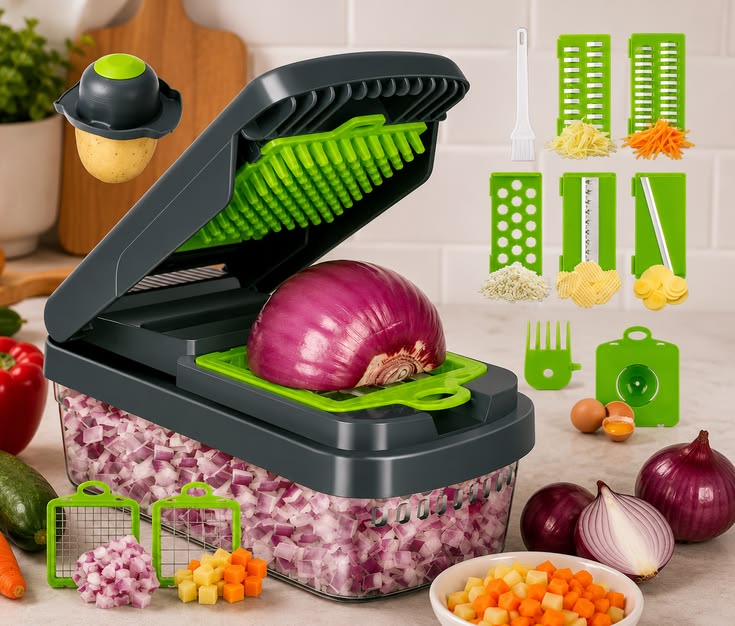 12 In 1 Manual Vegetable Chopper Kitchen