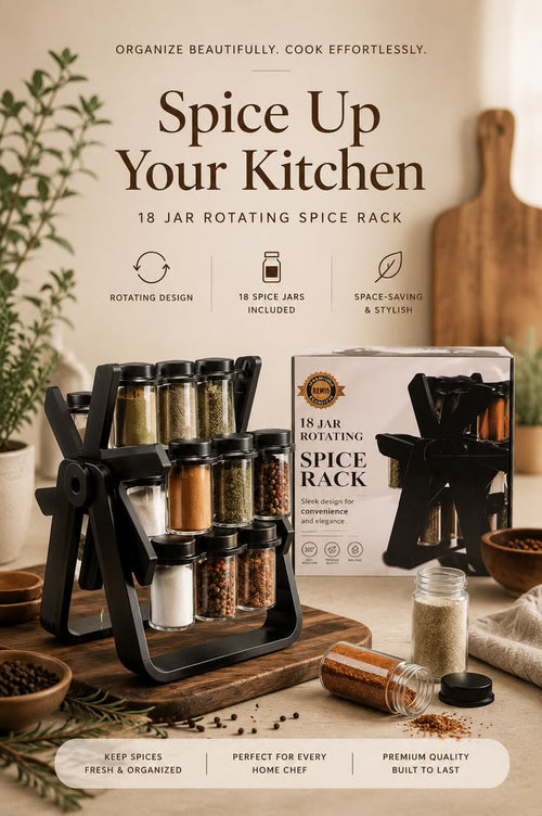 18 Jar seasoning storage sets