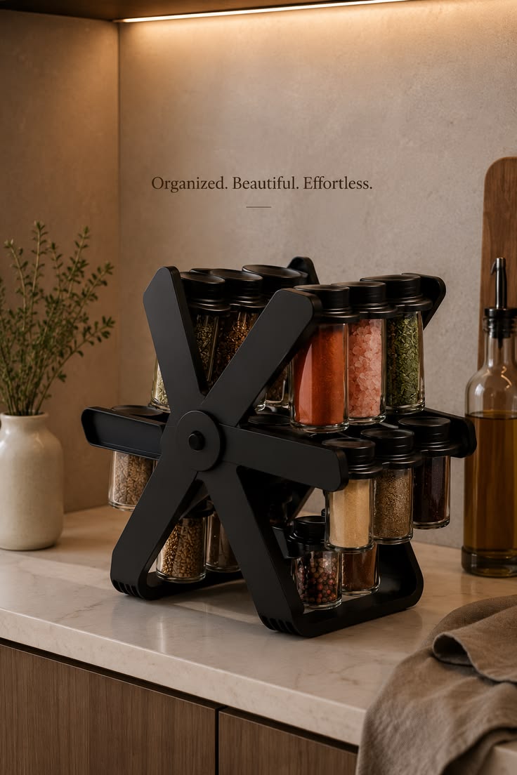 18 Jar seasoning storage sets