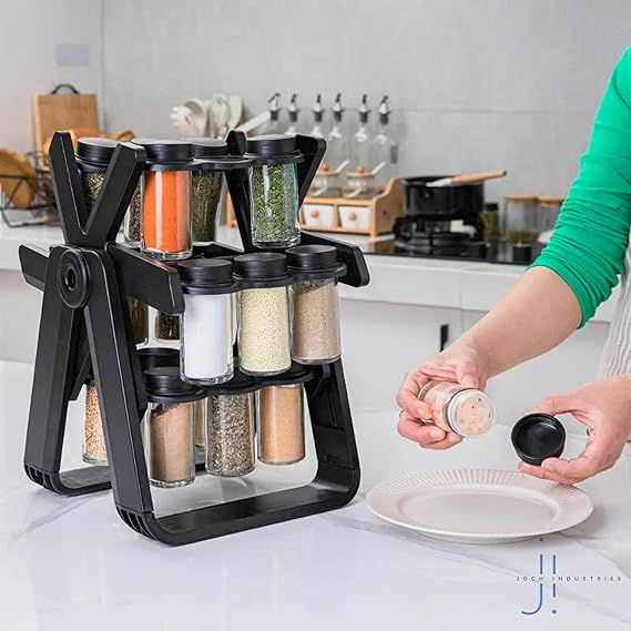 18 Jar seasoning storage sets