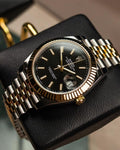 Rolex Datejust Black & Gold