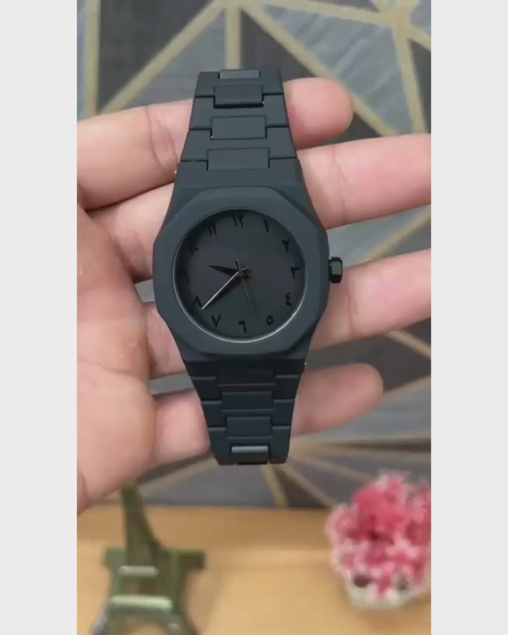 Black Arabic Watch