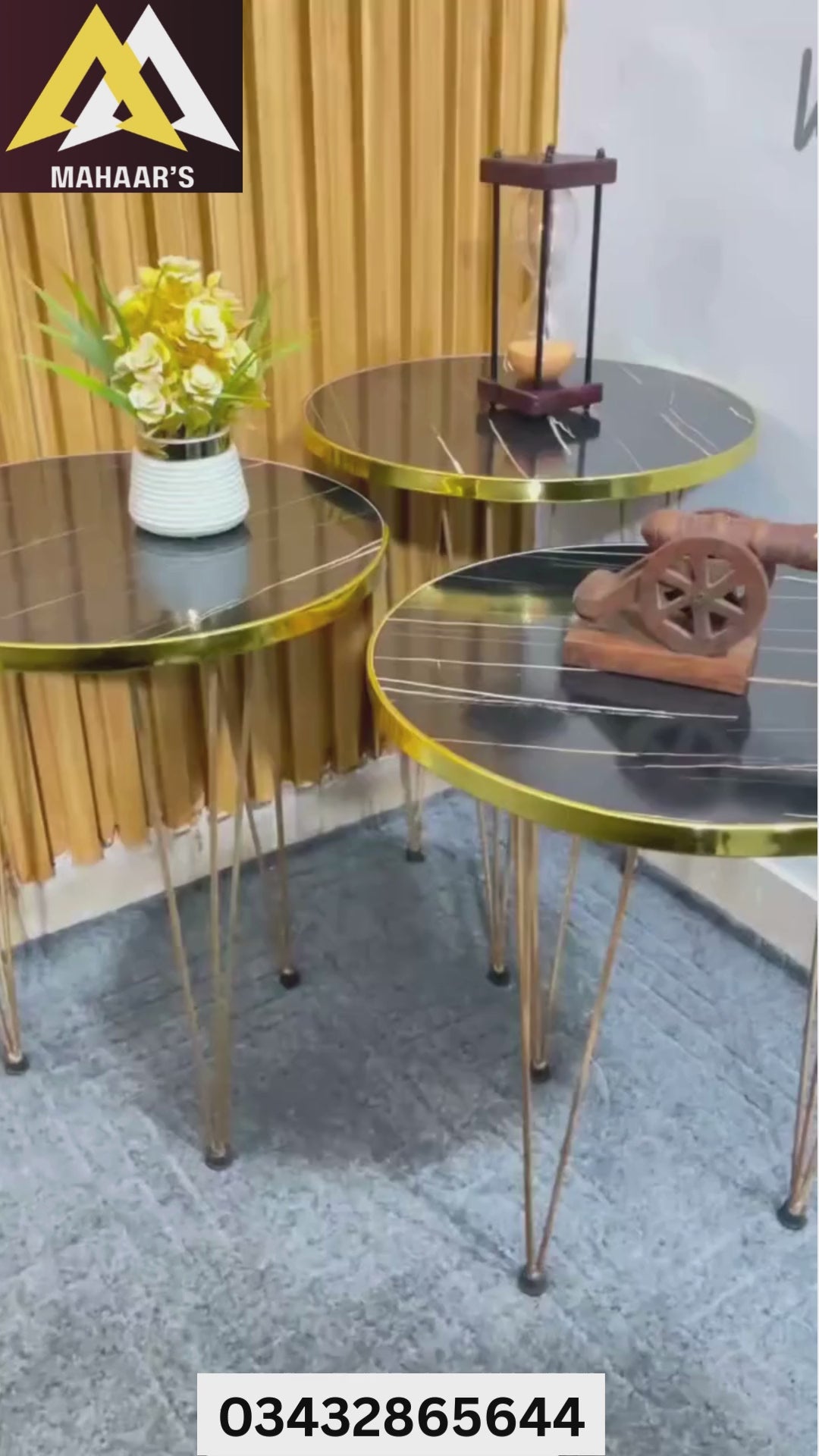 Black Coffee Table Set